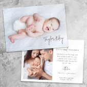 Foto Birth Dankeskarte