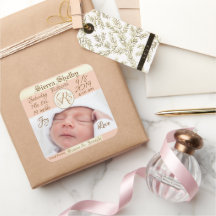 Foto Birth Stats Custom Baby Birth Ankündigung