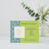 Foto Birthday Einladung (Stehend Vorderseite)