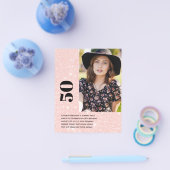 FOTO BIRTHDAY INVITATION 50. 21. 18. 16. 30. FLYER (Einzeln)