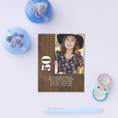 FOTO BIRTHDAY INVITATION 50. 21. 18. 16. 30. FLYER (Einzeln)