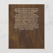 FOTO BIRTHDAY INVITATION - jedes Alter von 40. 35. Flyer (Hinten)