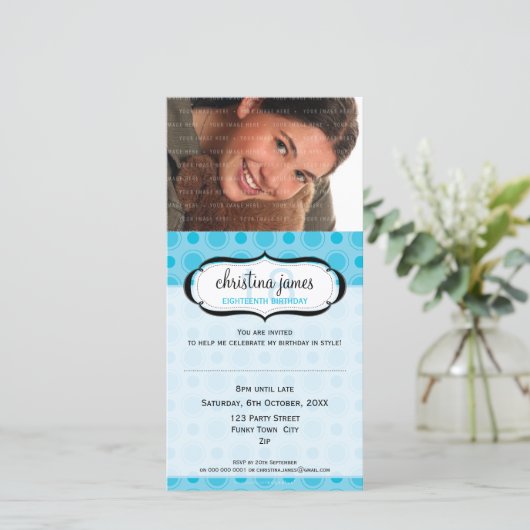 FOTO BIRTHDAY: köstliche 2 (Stehend Vorderseite)