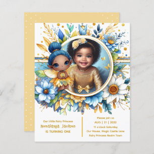 Foto Birthday Little Black Fairy African Princess