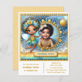 Foto Birthday Little Black Fairy African Princess