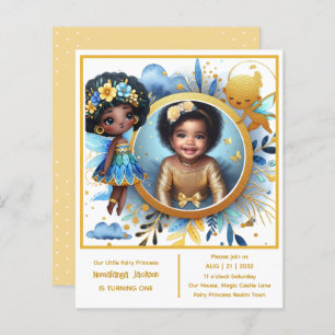 Foto Birthday Little Black Fairy African Princess