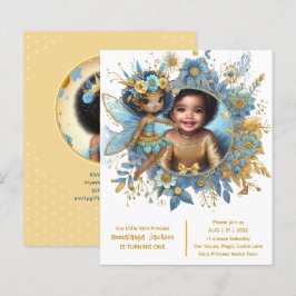 Foto Birthday Little Black Fairy African Princess