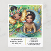 Foto Birthday Little Black Fairy African Tropical (Vorderseite)