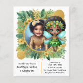 Foto Birthday Little Black Fairy African Tropical (Vorderseite)