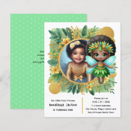 Foto Birthday Little Black Fairy African Tropical