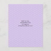 Foto Birthday Little Black Fairy Afrikanische Lila (Rückseite)