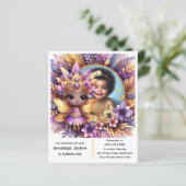 Foto Birthday Little Black Fairy Afrikanische Lila (Stehend Vorderseite)