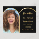 Foto Birthday Save the Date Flyer (Vorne)