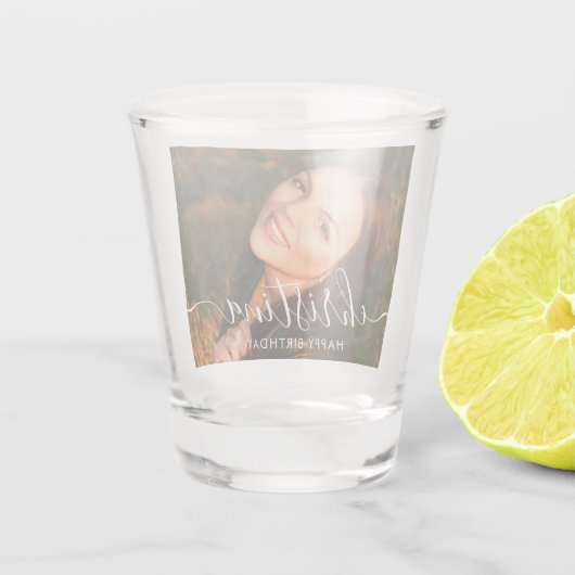 Foto Birthday Schnapsglas (Rückseite)