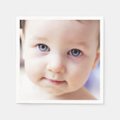 Foto Birthday Serviette (Vorderseite)