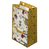 Foto "Black and Gold Queen Bethers Day" Kleine Geschenktüte (Vorderseite Schrägansicht)