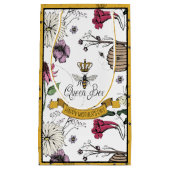 Foto "Black and Gold Queen Bethers Day" Kleine Geschenktüte (Vorderseite)