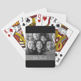 Foto Black and White Die besten Freunde Spielkarten