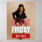 Foto Black Friday Big Sale Produktwerbung Poster (Vorne)