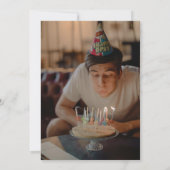 Foto Black Mystic Celestial Moon Danke Karte (Rückseite)