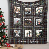 Foto Blanket der Familie Rustikales Patchwork Kari Fleecedecke