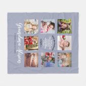 Foto Blanket Oma Poem Großarlas Familienbaum Fleecedecke (Vorderseite (Horizontal))