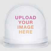 Foto-Blende für Bilder in voller Größe Schneekugeln (Vorderseite)