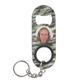 Foto Blizzard Circle Frame hinzufügen Mini Flaschenöffner (Vorderseite)