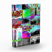 Foto-Block – Abstrakter Raster Fotoblock (Links)