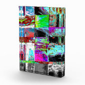Foto-Block – Abstrakter Raster Fotoblock (Rechts)