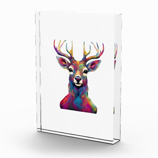 Foto Block - Das farbenfrohe Hirsch (Rechts)