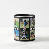 Foto-Block für Baseball-Foto-Collage Tasse (Zentrum)