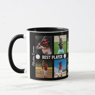 Foto-Block für Baseball-Foto-Collage Tasse