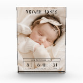 Foto-Block für das benutzerdefinierte Baby Foto Bi (Vorderseite)