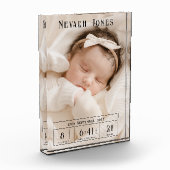 Foto-Block für das benutzerdefinierte Baby Foto Bi (Links)