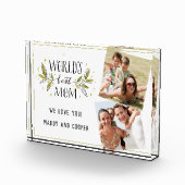 Foto-Block für die beste Mama der Welt Fotoblock (Rechts)