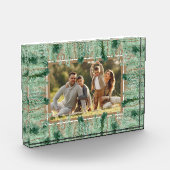 Foto-Block für Kiefernzweige Fotoblock (Links)