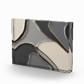 Foto-Block in stilvoller abstrakter Grafik Fotoblock (Rechts)