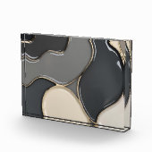 Foto-Block in stilvoller abstrakter Grafik Fotoblock (Rechts)