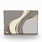 Foto-Block in stilvoller abstrakter Grafik Fotoblock (Vorderseite)