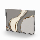 Foto-Block in stilvoller abstrakter Grafik Fotoblock (Rechts)