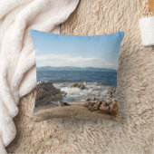 Foto-Block-Leinwand der Machrie Bay Card Kissen (Decke)