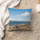Foto-Block-Leinwand der Machrie Bay Card Kissen (Decke)