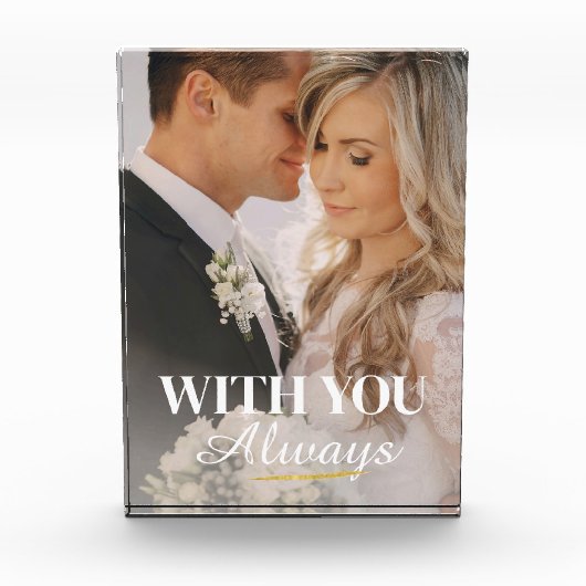 Foto-Block mit Vollformat-Liebe Fotoblock (Vorderseite)