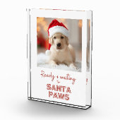 Foto Block, Santa Paws Hund Liebhaber Weihnachtsge (Rechts)