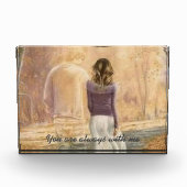 Foto Block "Sie sind immer bei mir" - personalisie (Vorderseite)