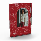 Foto-Blockblock für den handgezogenen Abschluss mi Fotoblock (Links)