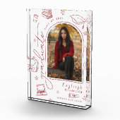 Foto-Blockblock mit weißem Retro-Handgezogenem Abs Fotoblock (Rechts)