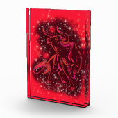 Foto Blockbull läuft in der roten Sternennacht (Rechts)