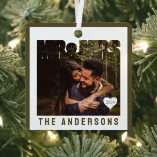 Foto Blockname Ornament Aus Metall